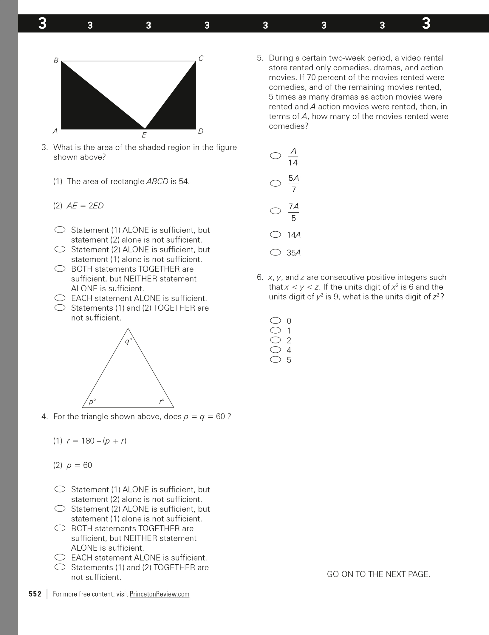 Extended Ebook Content For Cracking The Gmat Premium Edition With 6 Computer Adaptive Practice 8220